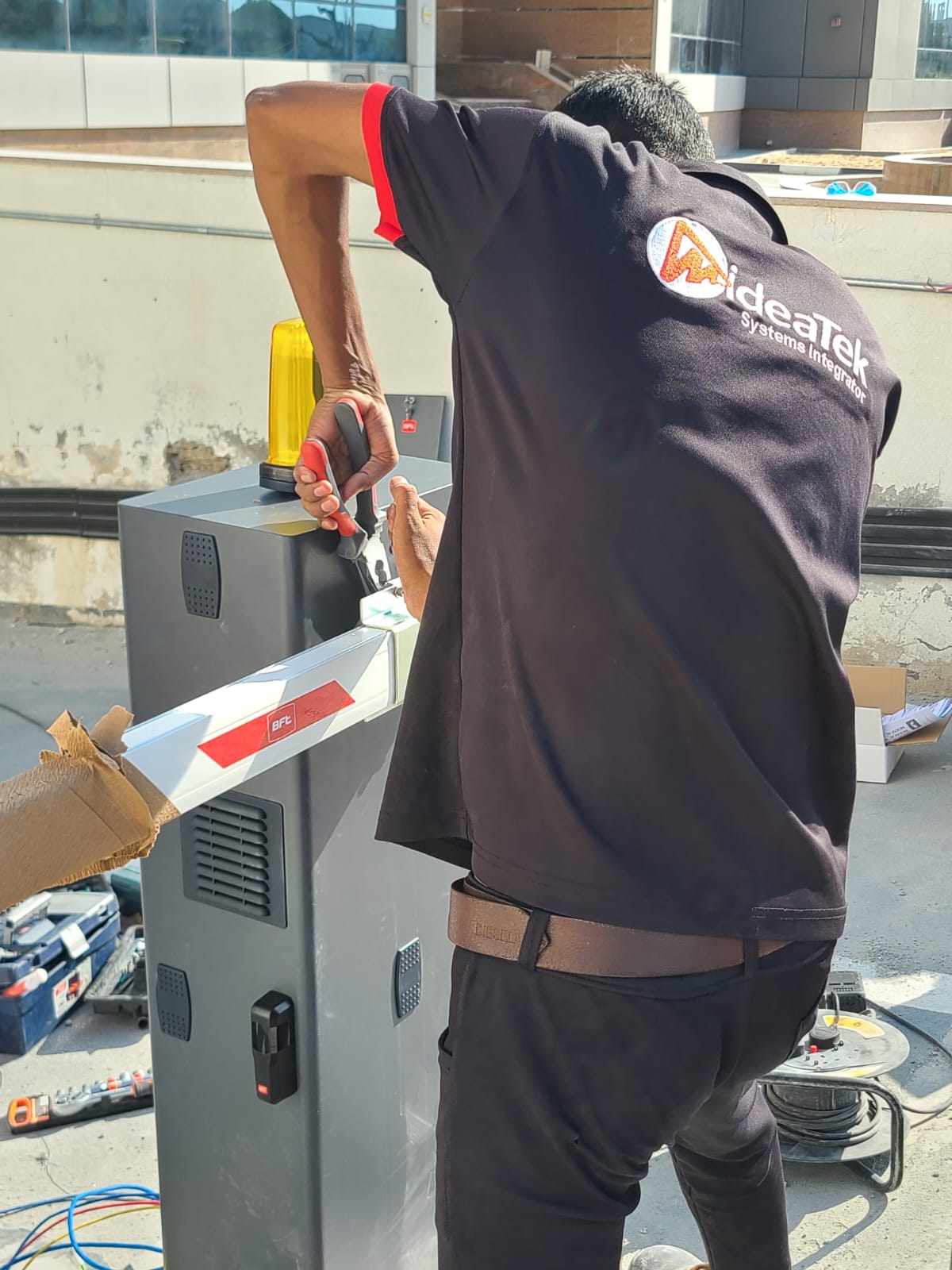 BFT boom barrier arm