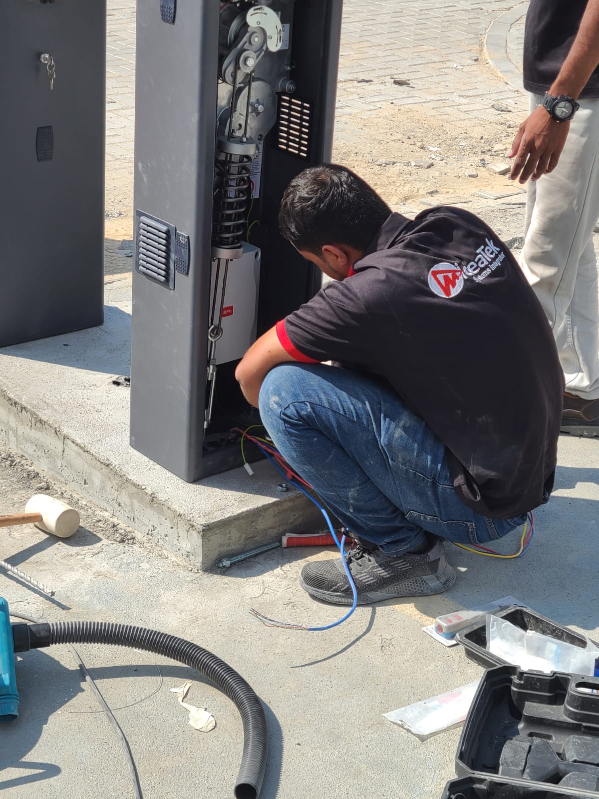 Gate barrier wiring installation UAE